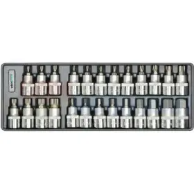 Набор головок со вставкой Whirlpower AN-SK53 (23299) 1/2" Hex Torx Spline (25шт в ложементе)