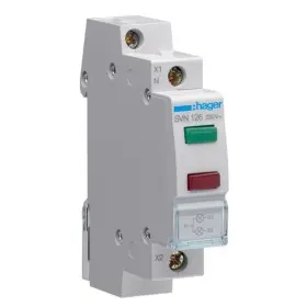 Сигнальна лампа SVN 126, зелений/червоний, Hager