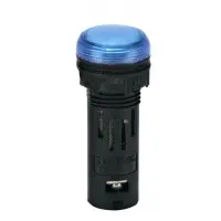Сигнальна лампа LED ETI ECLI-16-024C-B 24В AC/DC Ø16мм синя матова (4771603)