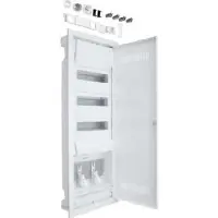 Гібридний щит внутрішньої установки Hager VU603WWH Volta Hybrid 36М та 1 панель для ММ із пластиковими дверима