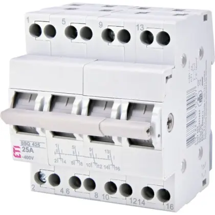 Перемикач навантаження ETI SSQ 425 4P 25A 1-0-2 (2421444) Перемикач навантаження ETI SSQ 425 4P 25A 1-0-2 (2421444)