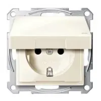 Механізм розетки SCHUKO з кришкою бежевий IP44 Merten, MTN2314-0344 Механізм розетки SCHUKO з кришкою бежевий IP44 Merten, MTN2314-0344