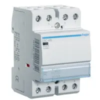 Контактор 63A ESC465 (2НВ+2НЗ, 230В) 3м Hager Контактор 63A ESC465 (2НВ+2НЗ, 230В) 3м Hager