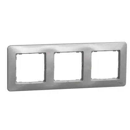 Рамка 3-местная Schneider Electric Sedna Design алюминий SDD313803