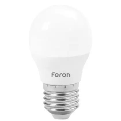 Світлодіодна лампа Feron 5033 LB-745 6Вт 6400К G45 Е27 Світлодіодна лампа Feron 5033 LB-745 6Вт 6400К G45 Е27