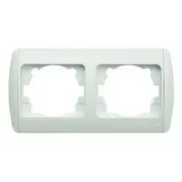 Рамка ELBI ZIRVE Fixline белая 2-я горизонтальная (501-000202-226)