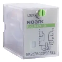 Електромеханічне реле NOARK Ex9JM2L10 10А 220В AC 2 контакти (110301)
