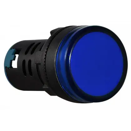Сигнальная арматура Аско-Укрем AD22-22DS 24В AC/DC синяя (A0140030153) Сигнальная арматура Аско-Укрем AD22-22DS 24В AC/DC синяя (A0140030153)