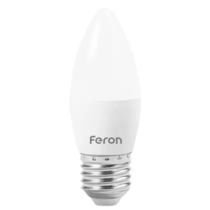 Світлодіодна лампа Feron 5043 LB-720 4Вт 4000К C37 Е27 Світлодіодна лампа Feron 5043 LB-720 4Вт 4000К C37 Е27