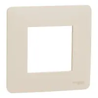 Одноместная рамка Schneider Electric Unica New NU200244 бежевая