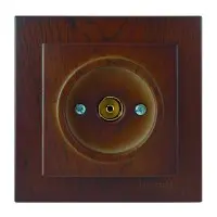 Розетка Nilson Touran орех TV ( 24271029 )