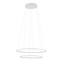 Люстра Nowodvorski Circolo Power 11646 LED 2x67W 3000K 3700Lm IP20 біла