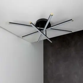 Светильник LED smart ROLEX+пульт 80W 3000-5000K IP20 прямокутник черный + золото Violux ( 220955 )