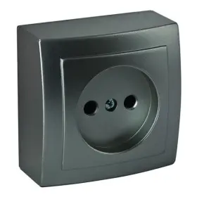 Розетка Nilson Themis антрацит 1-на без заземлення ( 26161015 )