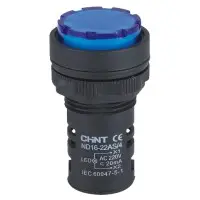 Індикатор Chint ND16-22D/2 AC/DC 230В синій (593074)