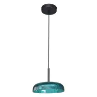 Підвісний світильник, люстра Italux PND-48529-BK-BLU Colle LED 1x12W 3000K 1500Lm IP20 блакитний Підвісний світильник, люстра Italux PND-48529-BK-BLU Colle LED 1x12W 3000K 1500Lm IP20 блакитний