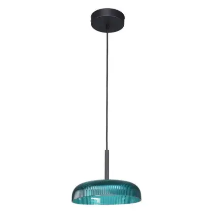 Подвесной светильник, люстра Italux PND-48529-BK-BLU Colle LED 1x12W 3000K 1500Lm IP20 голубой