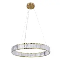 Люстра Goldlux 338259 Cristalia LED 1x29W 4000K 4300Lm IP20 золота
