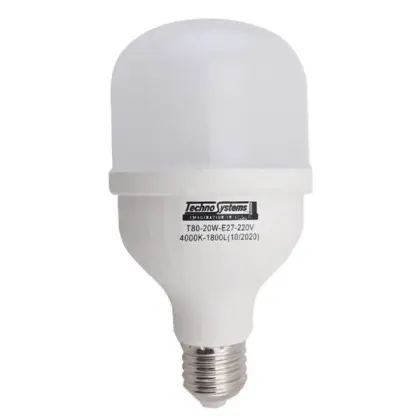 Светодиодная лампа TNSy LED ElectroGurt-T80-20W-E27-220V-4000K-2100L GOLDEN (TNSy5000258)