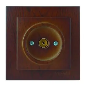 Розетка Nilson Touran горіх TV прохідна ( 24271028 )