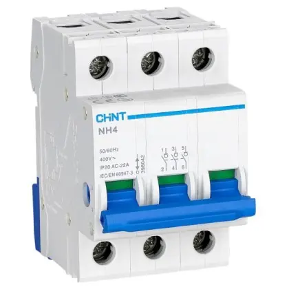 Модульный выключатель нагрузки Chint NH4 3P 100A (398042) Модульный выключатель нагрузки Chint NH4 3P 100A (398042)