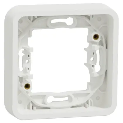 Одномісна рамка Schneider Electric MUR39107 IP55 (біла) Одномісна рамка Schneider Electric MUR39107 IP55 (біла)