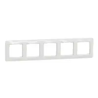 Рамка пятиместная Schneider Electric Sedna Design белая SDD311805
