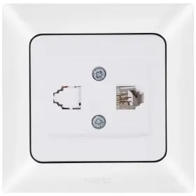 Телефонная розетка NE-AD ARAS 93-110-11-1 белая