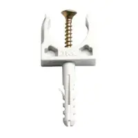 Забивной держатель с защелкой и дюбелем DKC 51320 Ø20мм