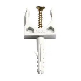 Забивной держатель с защелкой и дюбелем DKC 51320 Ø20мм