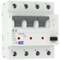 Диф автомат SEZ PFI4 C 20A/0,03A (PFI4C_20A/0,03A)