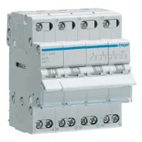 Перемикач Hager SFT440 4P 40А/400В 4м I-0-II