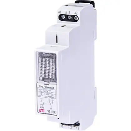 Промежуточное реле ETI 002471201 VS116K 24/230V (1x16A AC1) Промежуточное реле ETI 002471201 VS116K 24/230V (1x16A AC1)