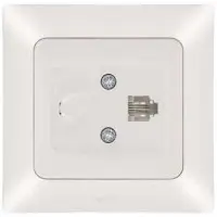 Телефонна розетка NE-AD ARAS 93-111-11-1 кремова