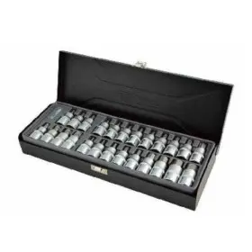 Набор головок со вставками Whirlpower 1614-SK53 (23354) 1/2" Torx, Hex, Spline (25шт в металлическом кейсе)