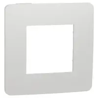 Однопостова рамка Schneider Electric NU280218 (білий/білий) Однопостова рамка Schneider Electric NU280218 (білий/білий)