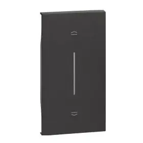 Клавиша для выключателя жалюзи Bticino Living Now KG05M2 на 2 модуля (черная)