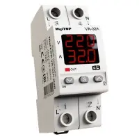 Реле напруги DigiTOP VA-32A M2R (червоний індикатор)