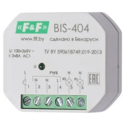Импульсное реле F&F BIS-404 Импульсное реле F&F BIS-404