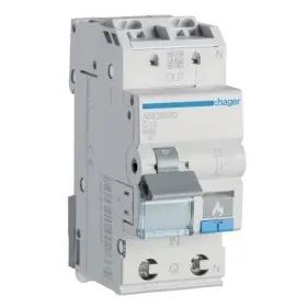 Автоматичний вимикач Hager ARC960D з дуговим захистом AFDD 6кА C 10A 1P+N