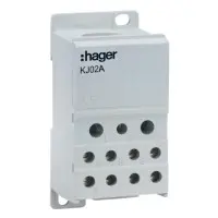 Блок розгалужувальний Hager 250A (вхід 1х95мм2; вихід 2х25х16мм2+4х10мм2)