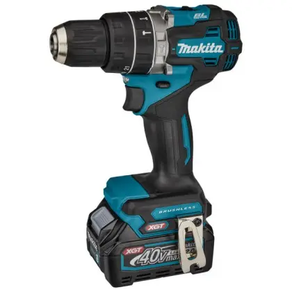 Аккумуляторная дрель-шуруповерт Makita HP002GA201 XGT 40В 2Ач с 2 аккумуляторами DC40RA Аккумуляторная дрель-шуруповерт Makita HP002GA201 XGT 40В 2Ач с 2 аккумуляторами DC40RA