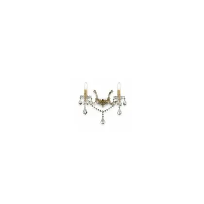 Бра, настінний світильник Ideal Lux / Ідеал Люкс FLORIAN AP2 ORO Бра, настінний світильник Ideal Lux / Ідеал Люкс FLORIAN AP2 ORO