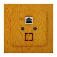 Розетка Nilson Touran дуб компьютерная CAT5e RJ45 ( 24251044 )