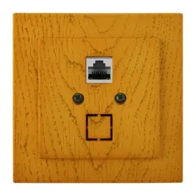 Розетка Nilson Touran дуб компьютерная CAT5e RJ45 ( 24251044 )
