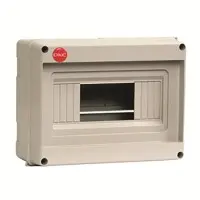 Щит настенный DKC Ram Base на 8 модулей без дверей RAL 7035