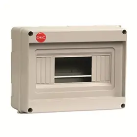 Щит настенный DKC Ram Base на 8 модулей без дверей RAL 7035