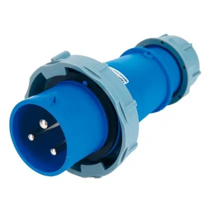 Силовая вилка TNSy 0232 PRO 2Р+PЕ 32А 220В IP67 (TNSy5502043) Силовая вилка TNSy 0232 PRO 2Р+PЕ 32А 220В IP67 (TNSy5502043)