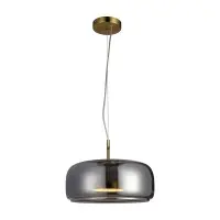 Подвесной светильник, люстра Italux PND-17760B-BRSS-SG Caste LED 1x10W 3000K 850Lm IP20 дымчатый