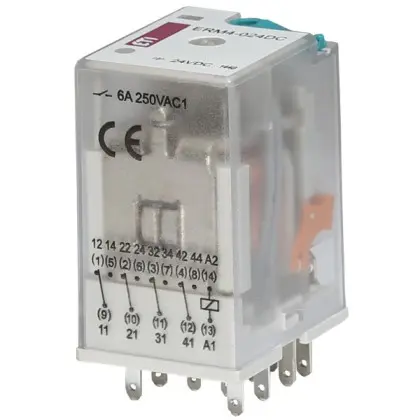 Електромеханічне реле ETI 002473006 ERM4-024DC 4p Електромеханічне реле ETI 002473006 ERM4-024DC 4p